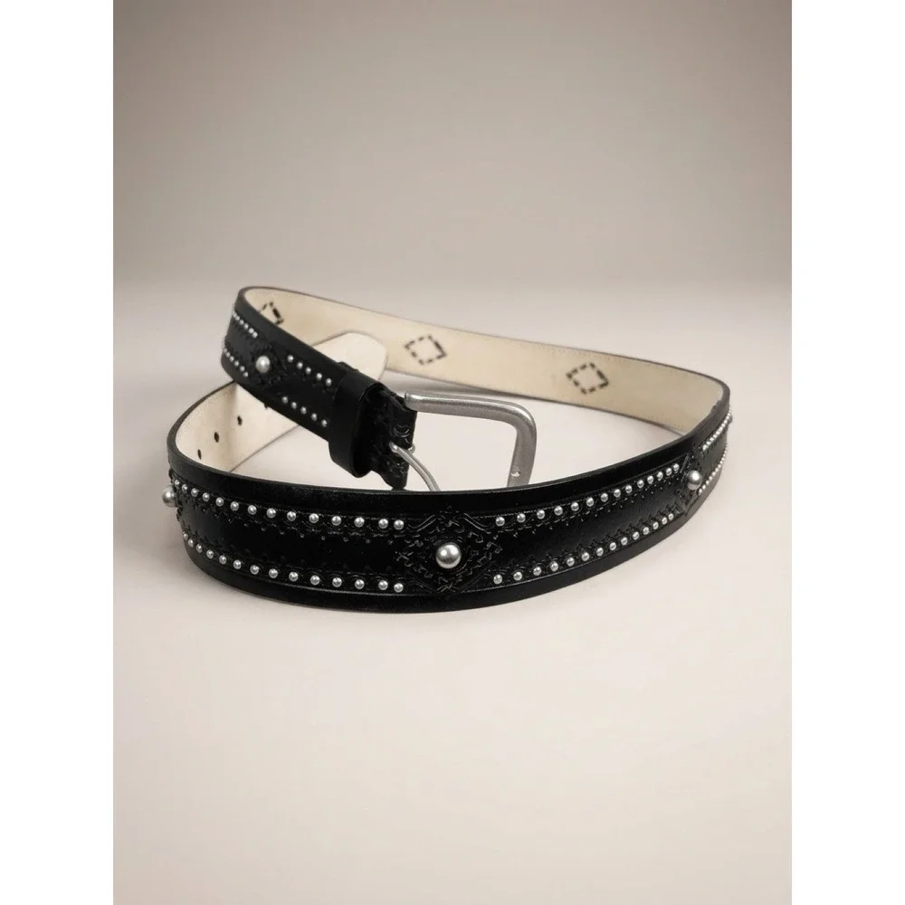 N/A leather studded